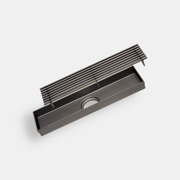 Stainless steel Thickened Anti-odor Long Grille Floor Drainer side BATHROOM