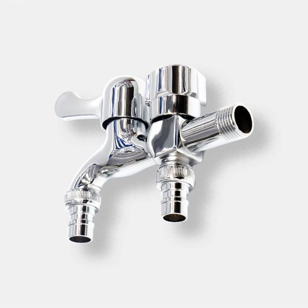 Front and Rear opening Faucet Dual use quick-open Wall Faucet washing machine