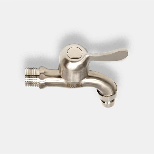 Stainless steel washing machine faucet quick-boining nozzle mop pool DN15